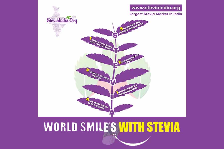 World smiles with stevia